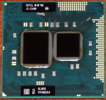 Intel Dual-Core i5-540M (Mobile) 2,53GHz CPU (Arrandale) sSpec: SLBPG, 35W, Socket G1 (rPGA988A), HD Graphics (Ironlake) IGP 2010
